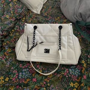 White Quilted Women's Bag
